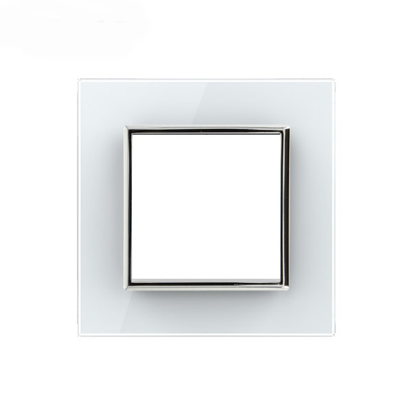 Türklingel Glas Weiß VL-C7-W2K1D-11