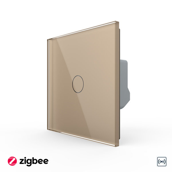 ZigBee SmartHome Einfacher Wechsel-/Kreuzschalter in Gold VL-C701SZ-13