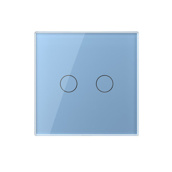 Zweifacher ZigBee Wechsel-/Kreuzschalter Blau VL-C702SZ-19