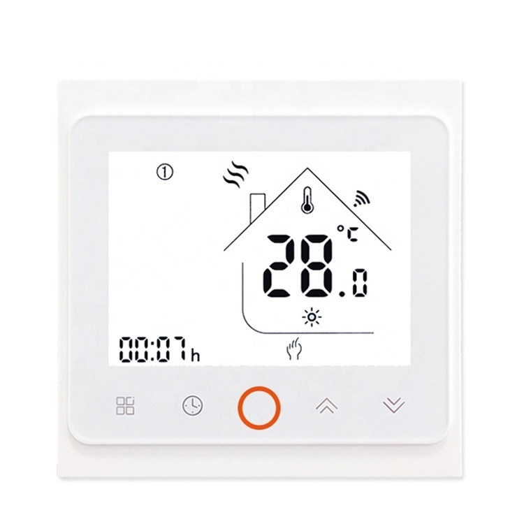 Digital Thermostat Raumthermostat weiss programmierbar #a857 