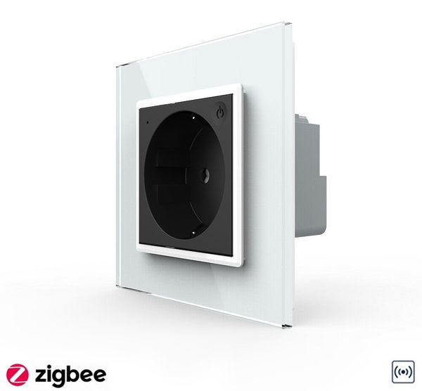 ZigBee SmartHome Einfache Steckdose Weiß/Schwarz VL-C7ZBED/SR-12/11-A