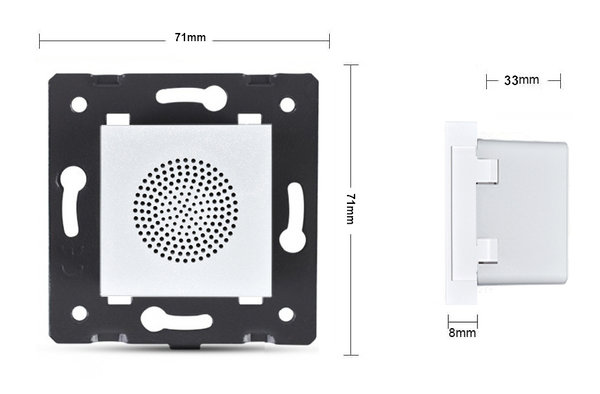 Bluetooth Lautsprecher mit Steckdose VL-C7C1EU-11-VL-C7-LY-03-11-A