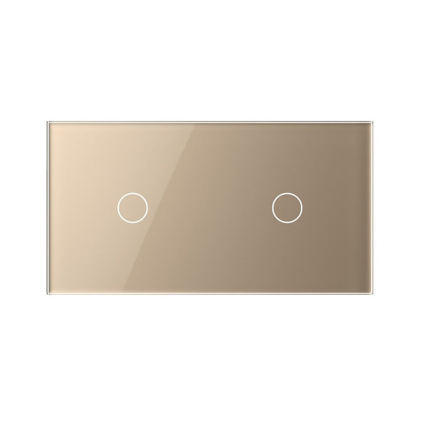 Kombination Lichtschalter/Lichtschalter Gold VL-C701/C701-13