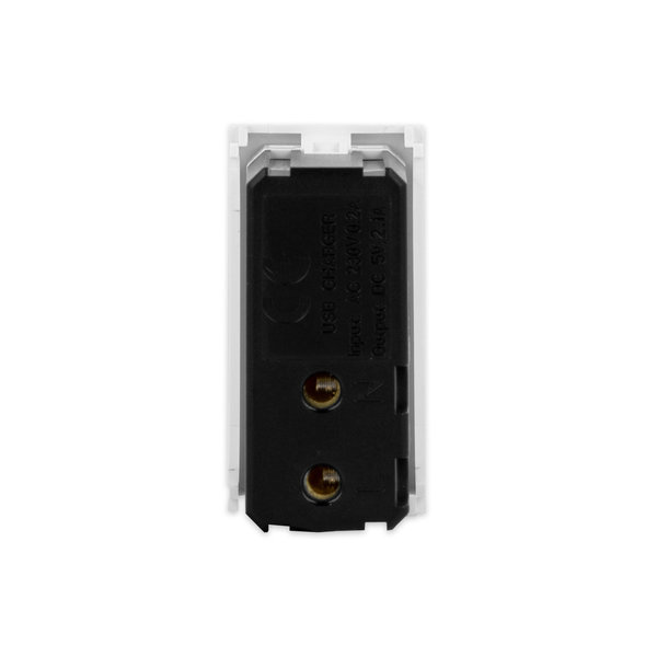 Livolo halbes USB-Modul zum Aufladen von Geräten in weiß für Bodentank