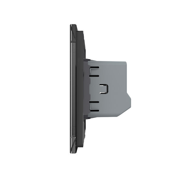 ZigBee SmartHome Einfacher Dimmer-Schalter Schwarz VL-FC1D2Z-2G-C1-12
