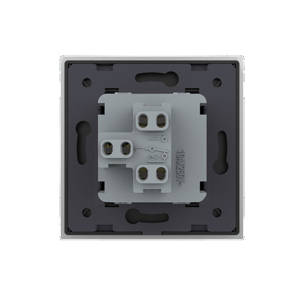 Einfacher Wipp-Lichtschalter Grau VL-C7-K1/SR-15