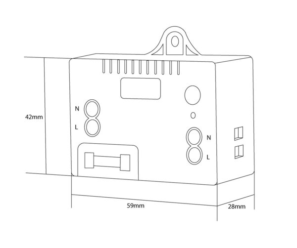 Funkschalter System Batterielos Kabellos Wand-Schalter & Funk-Empfänger KINETIC
